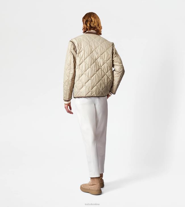 Tod\'s 8NXV1095 béžová muži prešívaná bunda