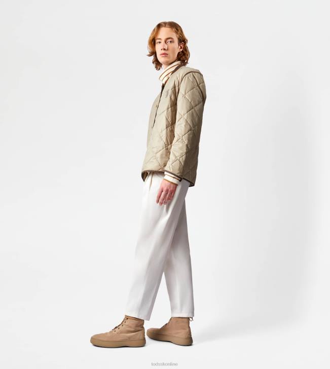 Tod\'s 8NXV1095 béžová muži prešívaná bunda