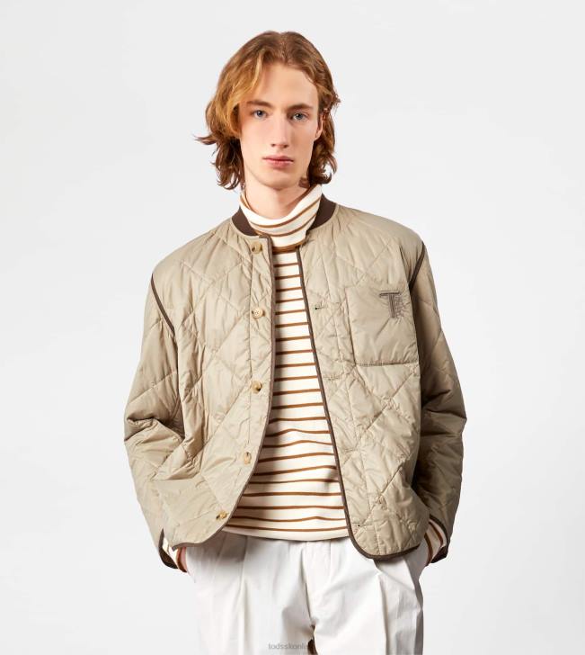 Tod\'s 8NXV1095 béžová muži prešívaná bunda