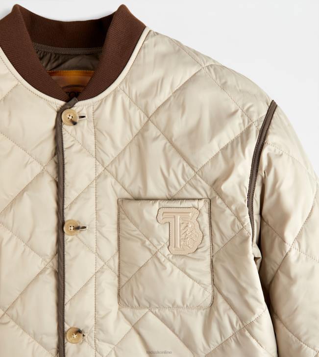 Tod\'s 8NXV1095 béžová muži prešívaná bunda