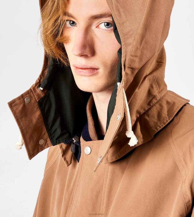 Tod\'s 8NXV1098 hnedá/modrá muži farebná bloková parka