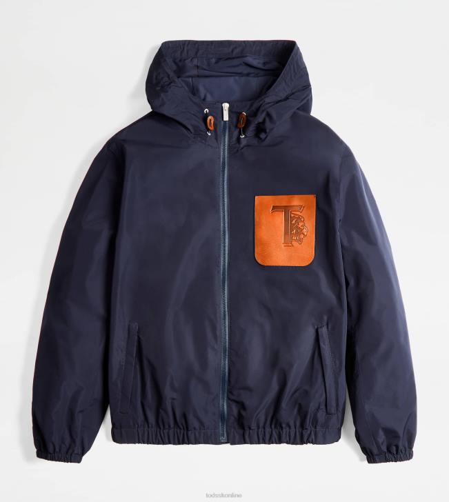 Tod's 8NXV1129 Modrá muži vetrovku