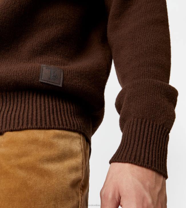 Tod\'s 8NXV1126 hnedá muži rolák z kašmírovej zmesi