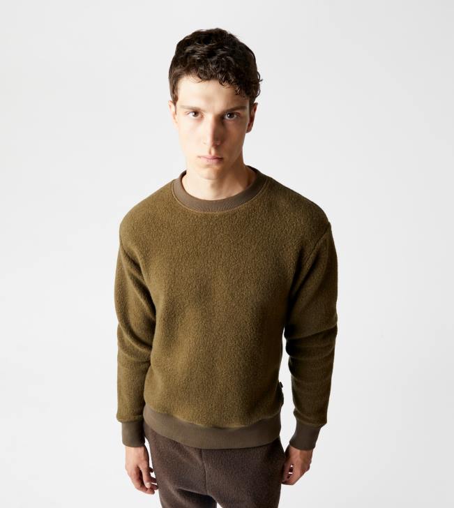 Tod\'s 8NXV1128 zelená muži mikina z kašmírovej zmesi