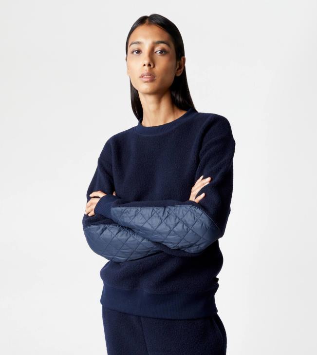 Tod\'s 8NXV1132 Modrá muži mikina z kašmírovej zmesi