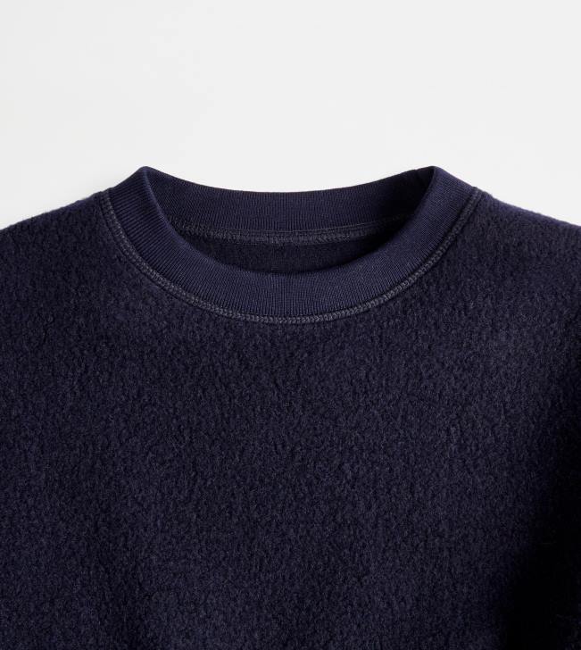 Tod\'s 8NXV1132 Modrá muži mikina z kašmírovej zmesi