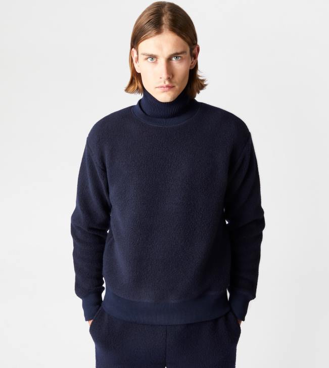 Tod\'s 8NXV1132 Modrá muži mikina z kašmírovej zmesi