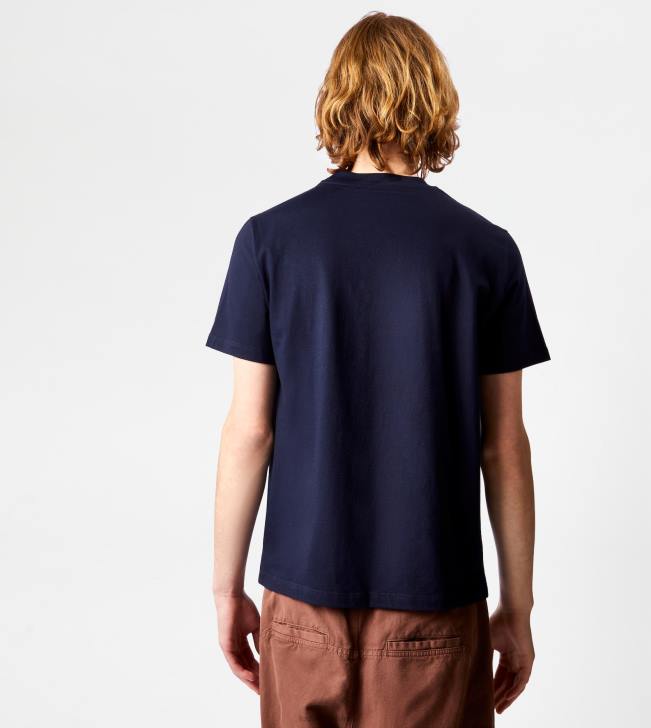 Tod\'s 8NXV1101 Modrá muži tričko s okrúhlym výstrihom