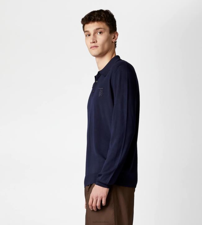 Tod\'s 8NXV1104 Modrá muži polokošeľa z kašmírovej zmesi