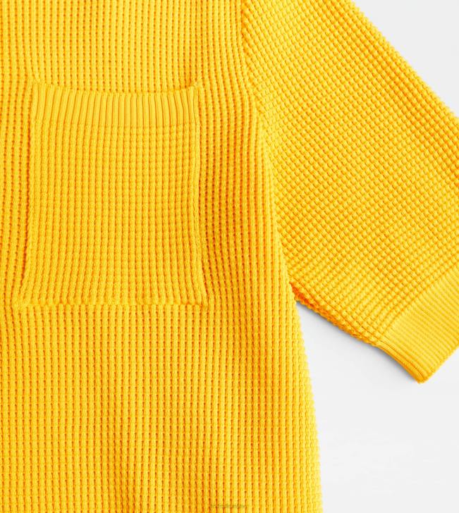 Tod\'s 8NXV1123 žltá muži polokošeľa z úpletu