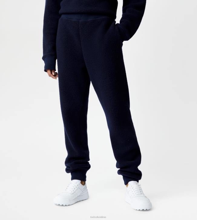 Tod\'s 8NXV1131 Modrá muži nohavice z kašmírovej zmesi