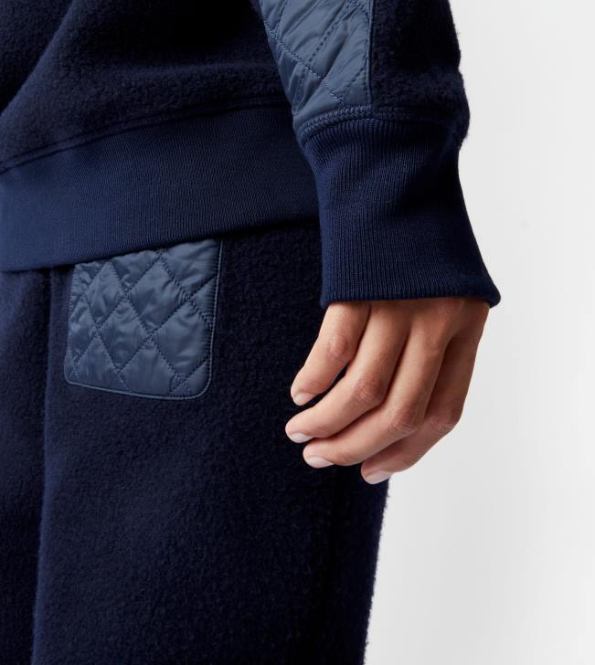 Tod\'s 8NXV1131 Modrá muži nohavice z kašmírovej zmesi