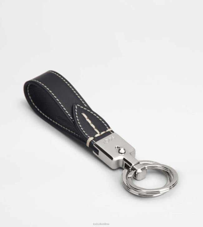 Tod\'s 8NXV1041 čierna muži kožený držiak na kľúče