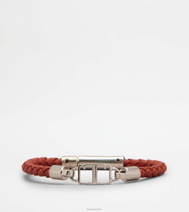 Tod's 8NXV1051 červená muži náramok z kože