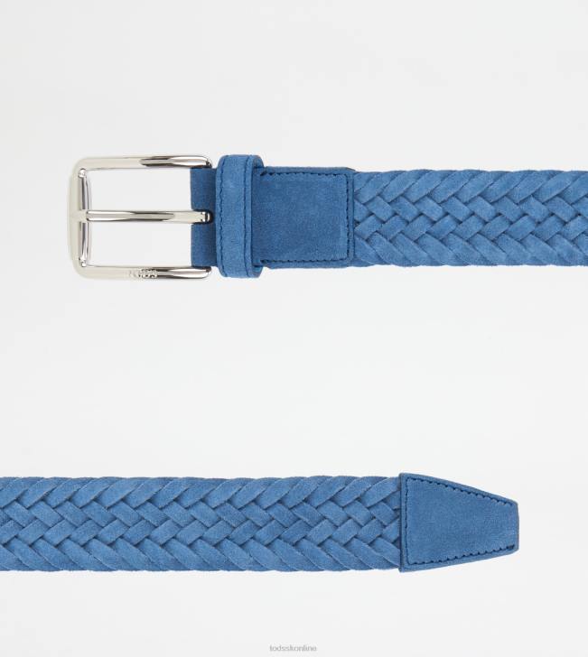Tod\'s 8NXV935 Modrá muži semišový pás