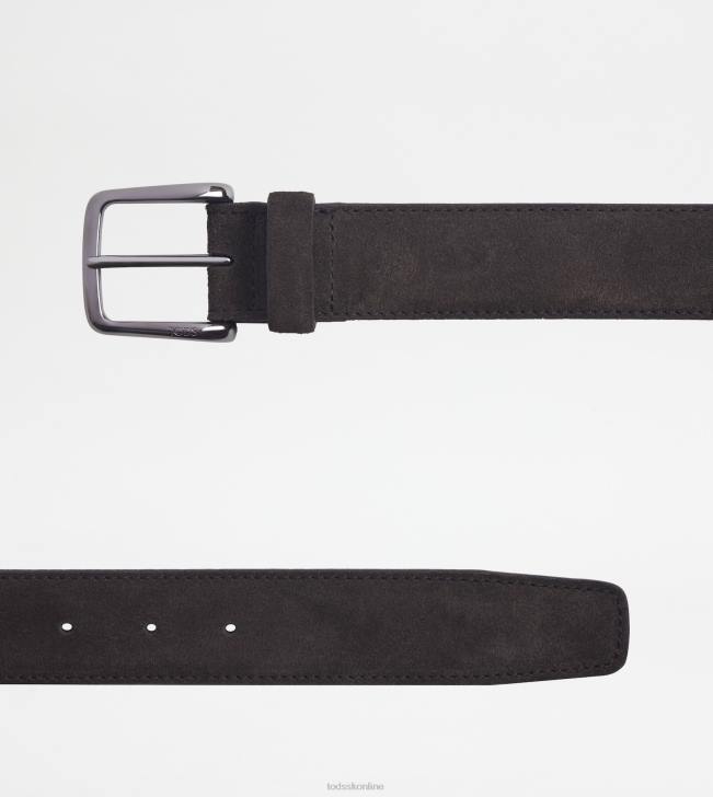 Tod\'s 8NXV964 hnedá muži semišový pás