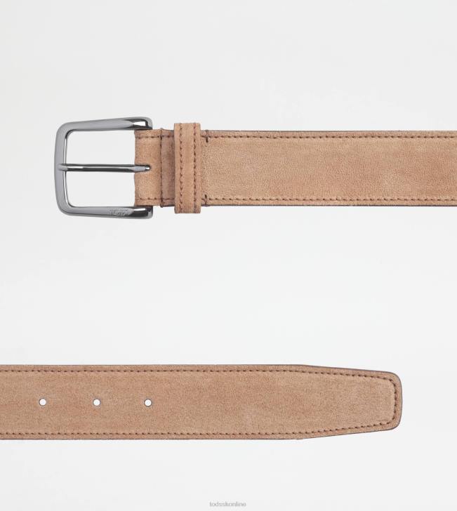 Tod\'s 8NXV969 hnedá muži semišový pás
