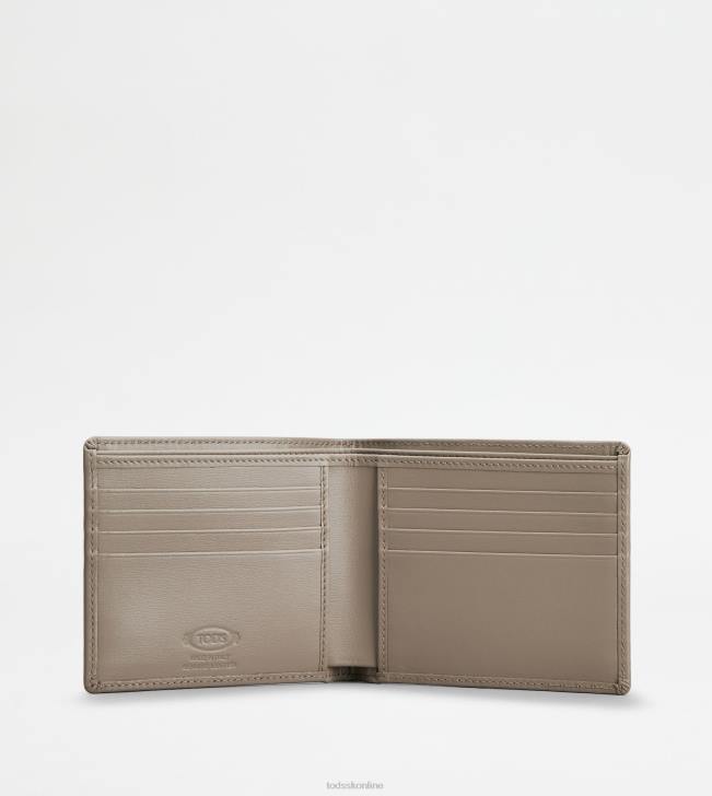 Tod\'s 8NXV1011 sivá muži peňaženka v koži
