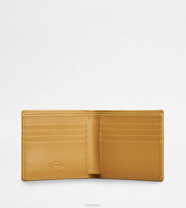 Tod\'s 8NXV1016 žltá muži peňaženka v koži