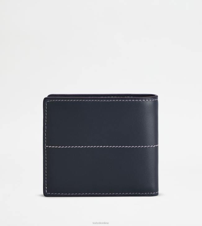 Tod\'s 8NXV1019 Modrá muži peňaženka v koži