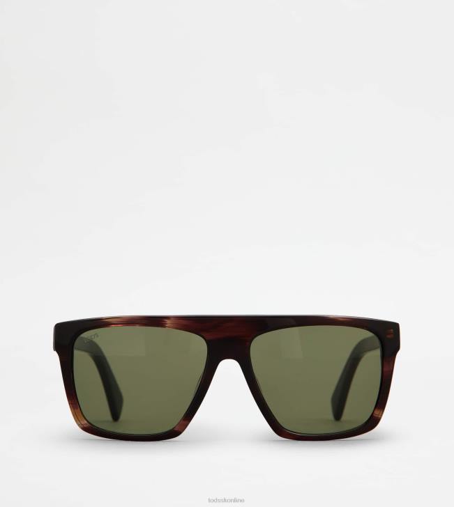 Tod's 8NXV1068 hnedá muži slnečné okuliare