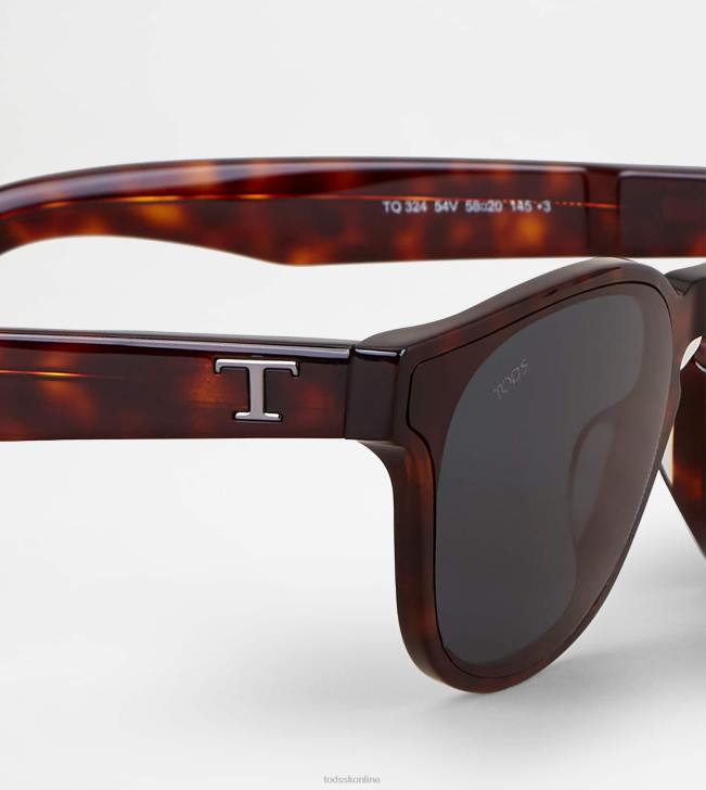 Tod\'s 8NXV1071 hnedá muži slnečné okuliare korytnačky