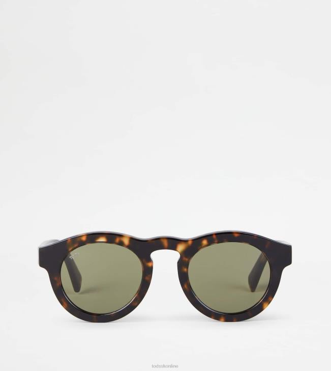 Tod's 8NXV1073 hnedá muži slnečné okuliare pantos