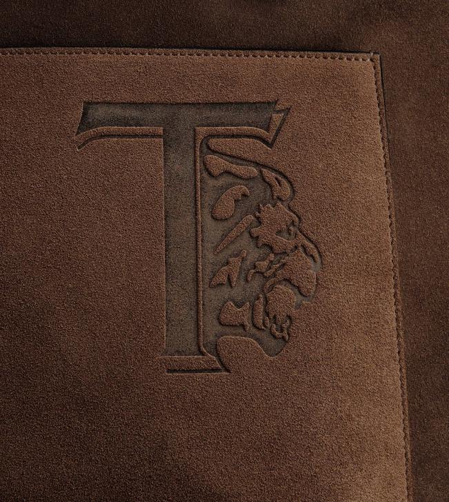 Tod\'s 8NXV1007 hnedá muži nákupná taška v semišovej strednej farbe