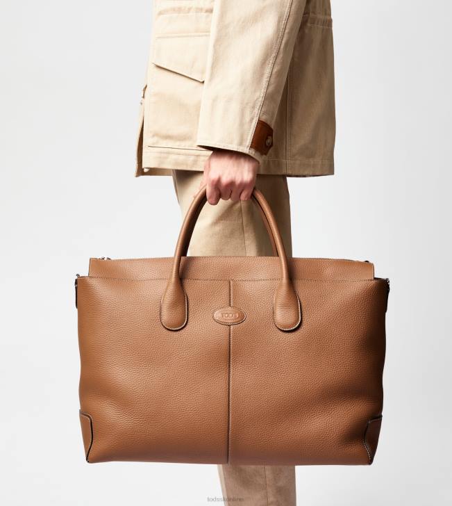 Tod\'s 8NXV990 hnedá muži taška z kože veľká
