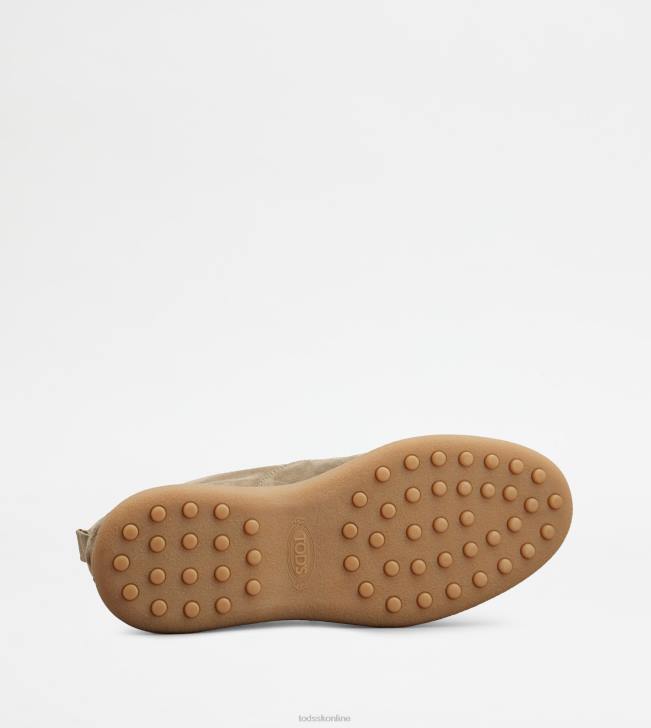 Tod\'s 8NXV781 béžová muži púštne čižmy v semišovom prevedení