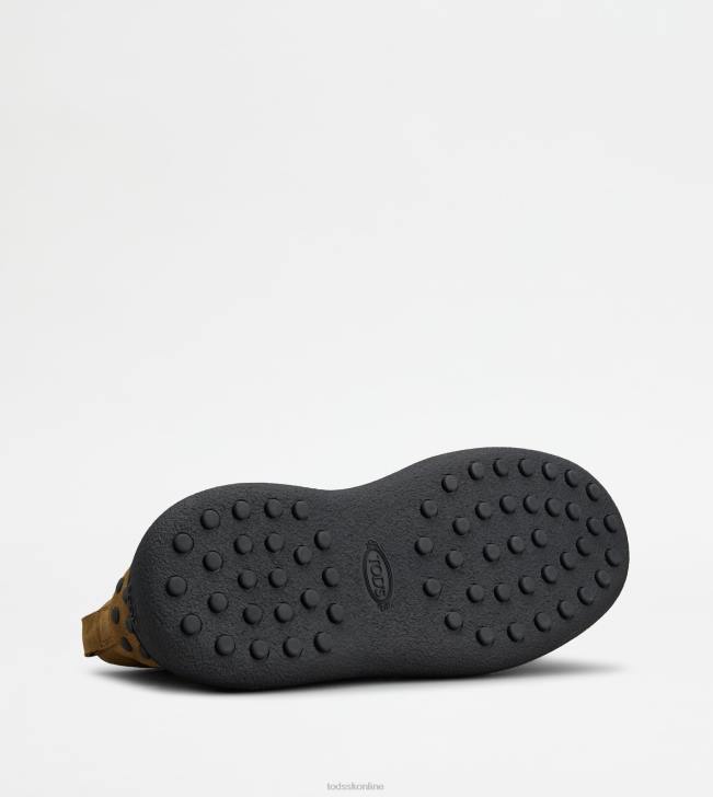 Tod\'s 8NXV785 hnedá muži w. g. púštne čižmy v semišovom prevedení
