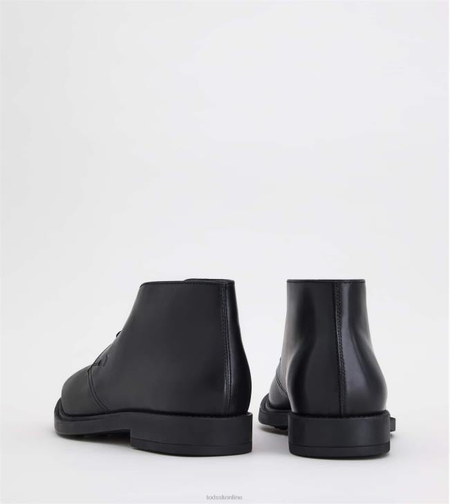 Tod\'s 8NXV790 čierna muži púštne čižmy v koži