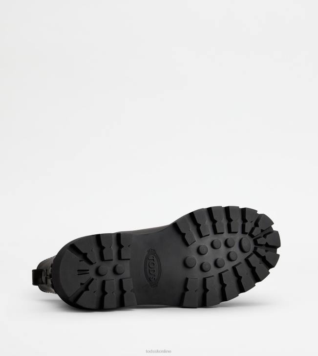 Tod\'s 8NXV804 čierna muži členkové čižmy z kože