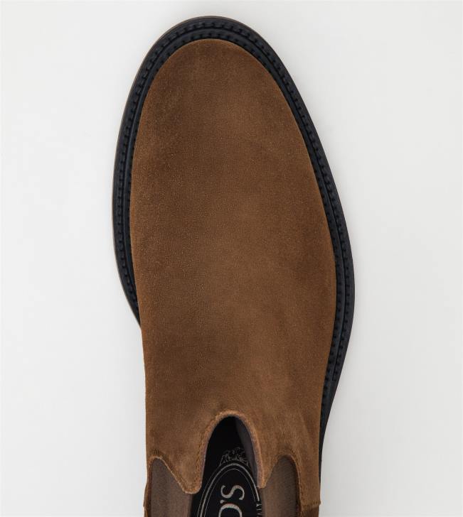 Tod\'s 8NXV806 hnedá muži semišové členkové čižmy
