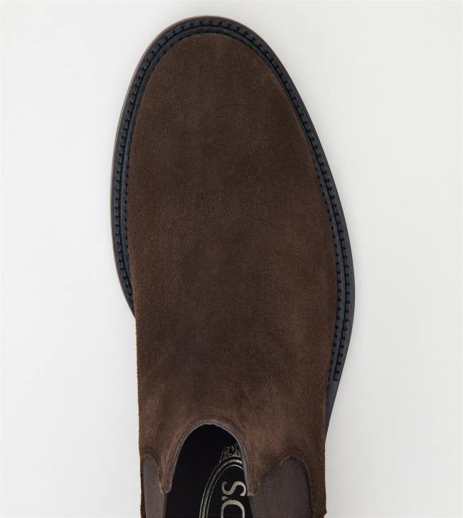 Tod\'s 8NXV808 hnedá muži semišové členkové čižmy