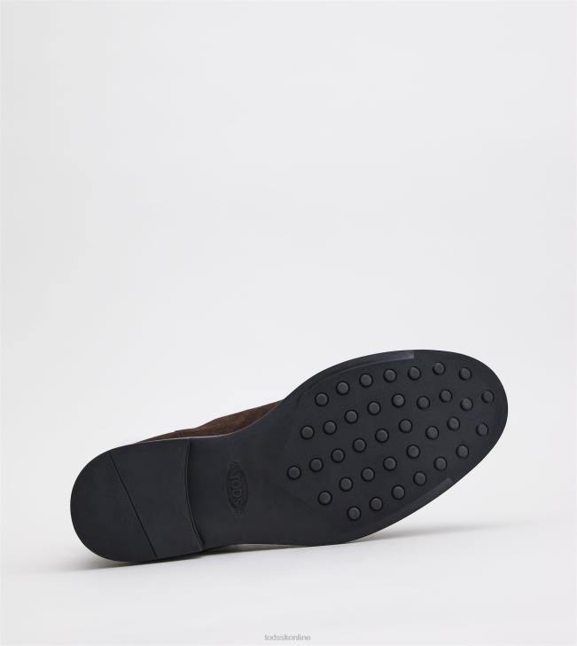 Tod\'s 8NXV808 hnedá muži semišové členkové čižmy