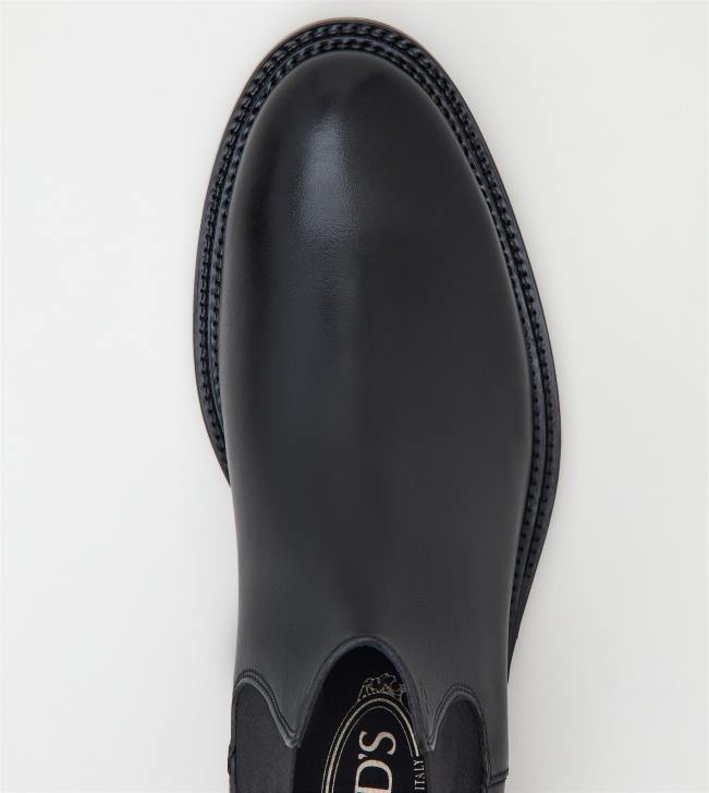 Tod\'s 8NXV810 čierna muži členkové čižmy z kože