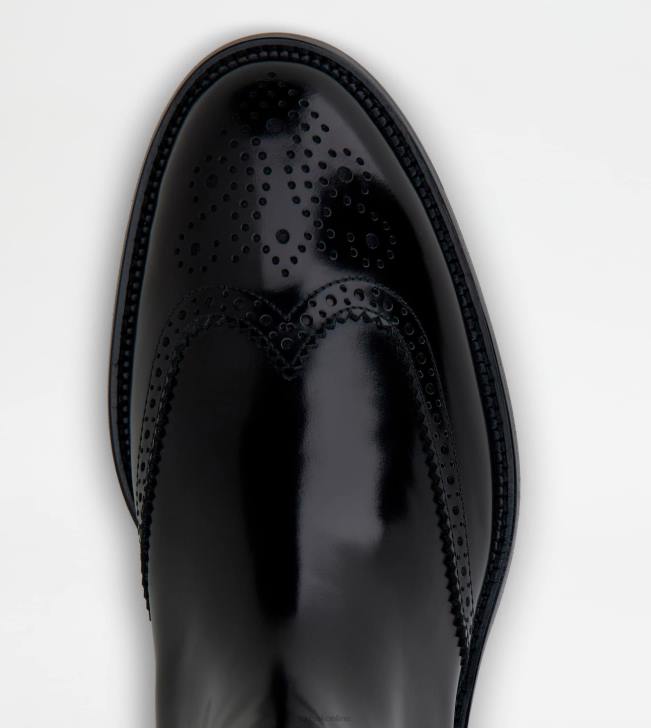 Tod\'s 8NXV812 čierna muži členkové čižmy z kože