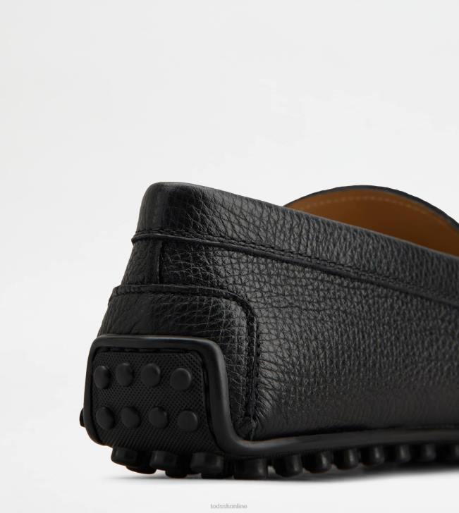 Tod\'s 8NXV695 čierna muži mestské gommino vodičské topánky v koži