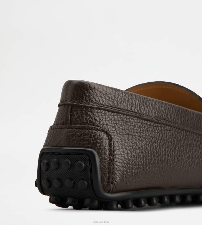 Tod\'s 8NXV696 hnedá muži mestské gommino vodičské topánky v koži