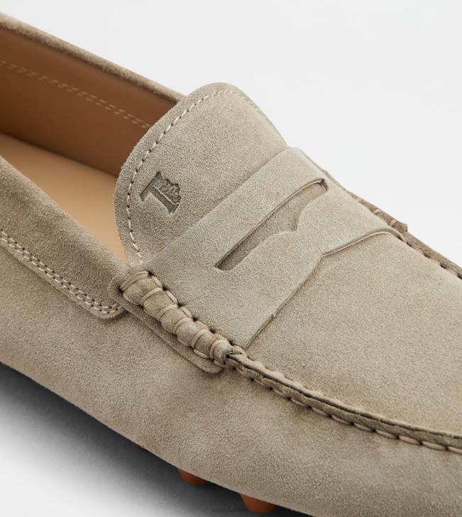 Tod\'s 8NXV710 béžová/oranžová muži gommino bublina v semišu