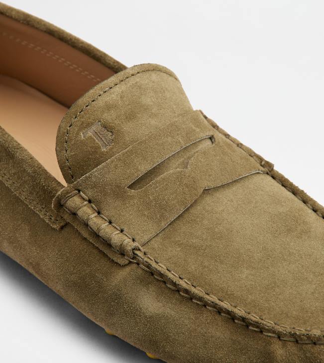 Tod\'s 8NXV711 zelená/žltá muži gommino bublina v semišu