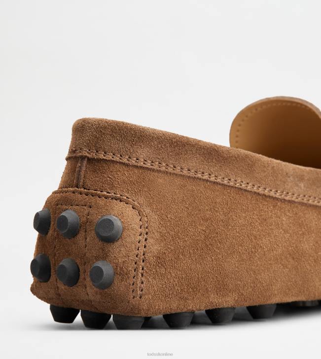 Tod\'s 8NXV713 hnedá/sivá muži gommino bublina v semišu