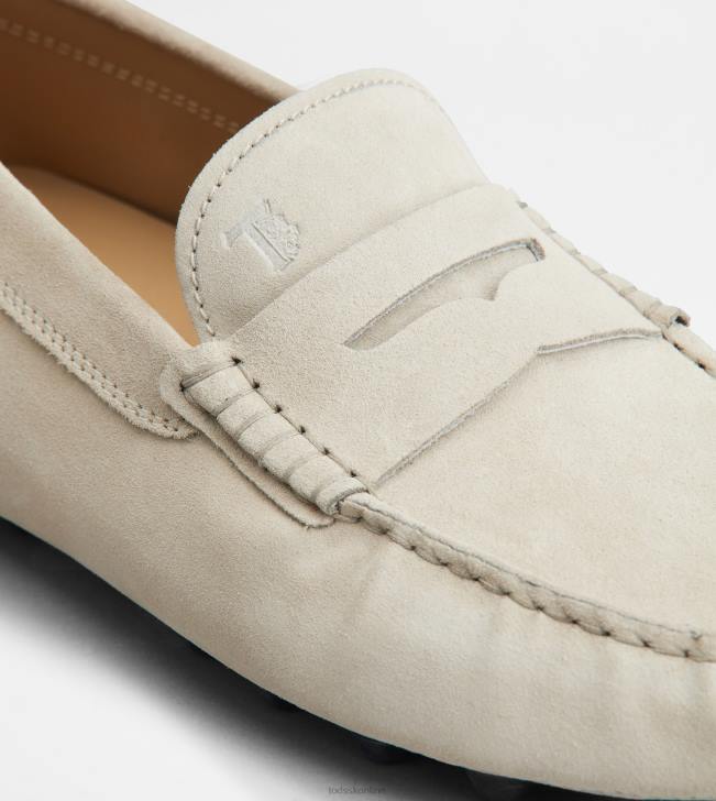 Tod\'s 8NXV714 sivobiela/čierna muži gommino bublina v semišu