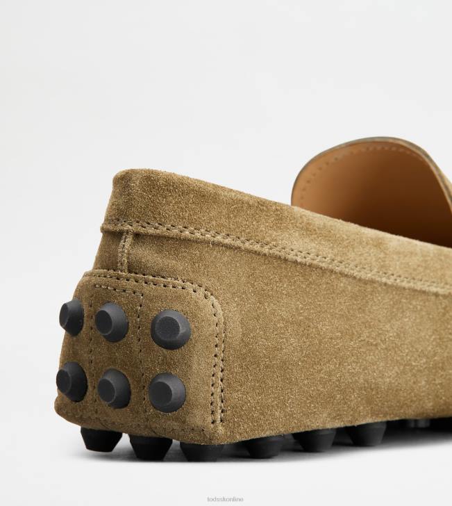 Tod\'s 8NXV716 zelená/šedá muži gommino bublina v semišu
