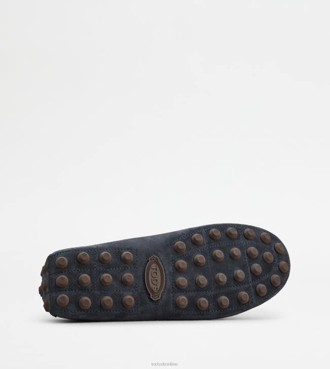 Tod\'s 8NXV719 modrá/hnedá muži t nadčasová gommino bublina v semišovej úprave