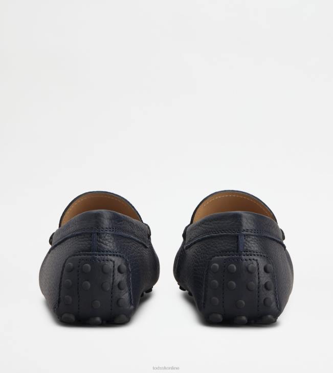 Tod\'s 8NXV727 Modrá muži gommino vodičské topánky v koži