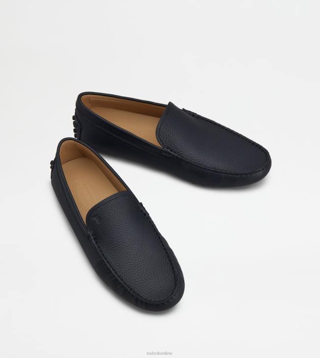 Tod\'s 8NXV727 Modrá muži gommino vodičské topánky v koži
