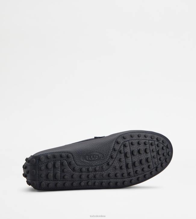 Tod\'s 8NXV727 Modrá muži gommino vodičské topánky v koži