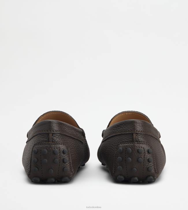 Tod\'s 8NXV728 hnedá muži gommino vodičské topánky v koži